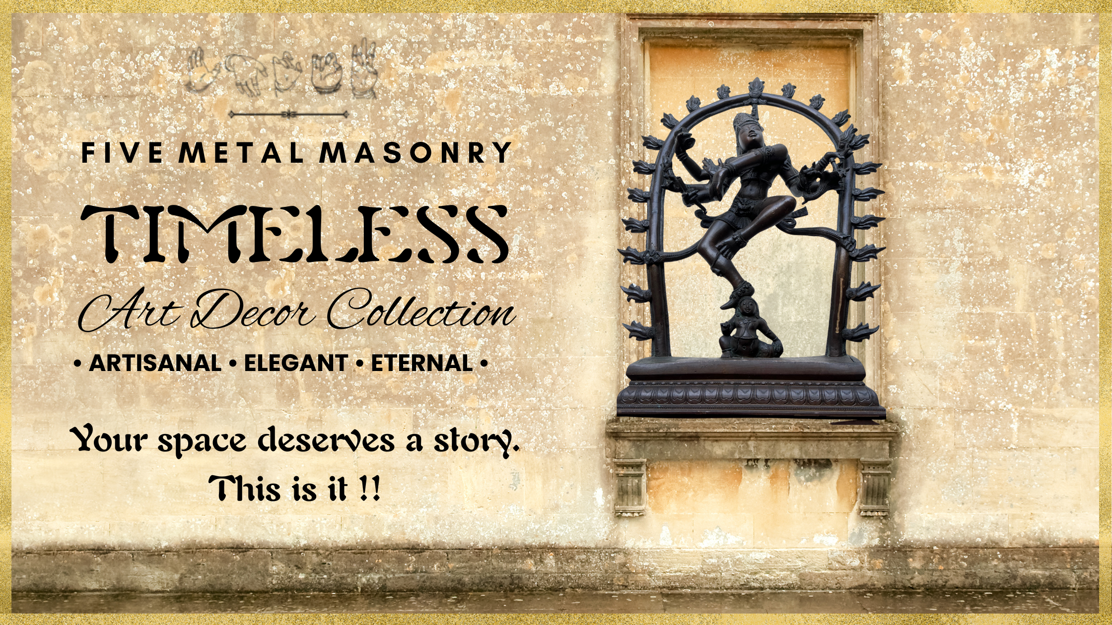 TIMELESS | Bronze Art Decor rooted in Iconography – Five Metal Masonry