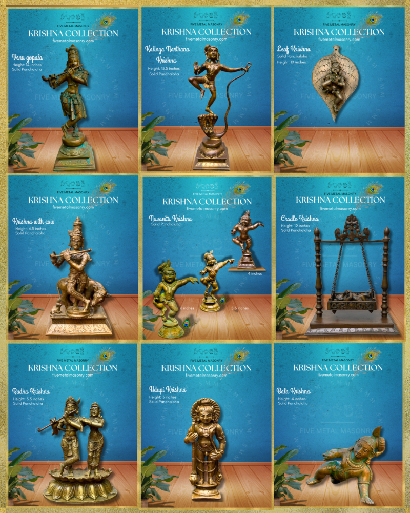 Krishna | Panchaloha Bronze Icons