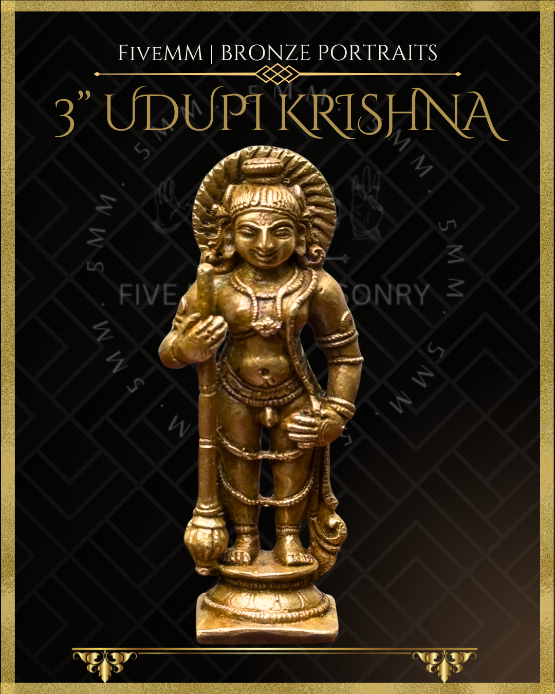 3" Udupi Krishna