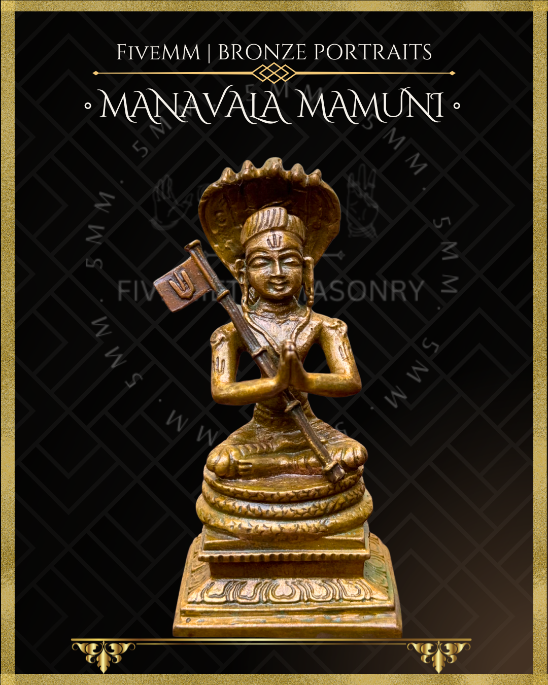 3" Vaishnava Saints: Ramanujacharya, Nammalvar, Manavalamamuni