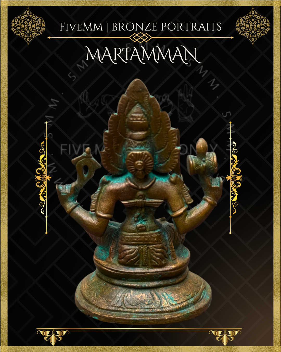 3.5" Mariamman With Knife