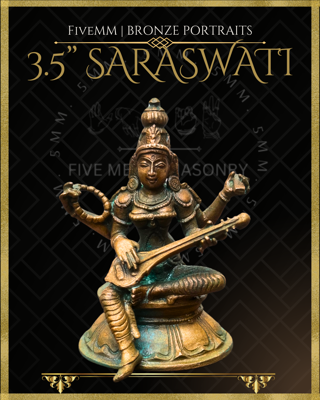 3.5" Saraswati