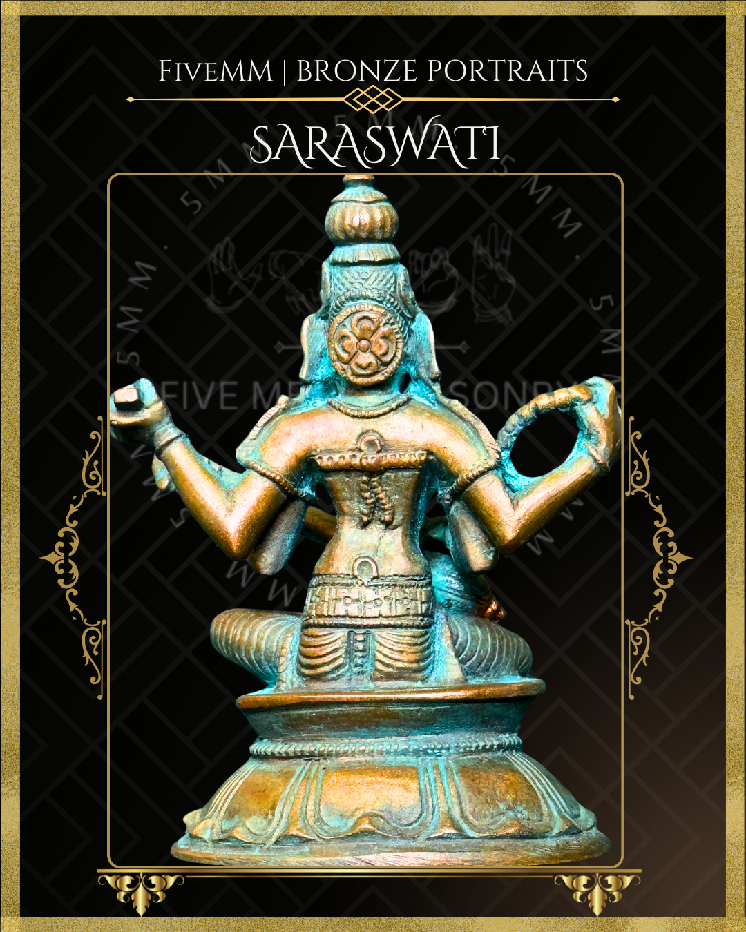 3.5" Saraswati