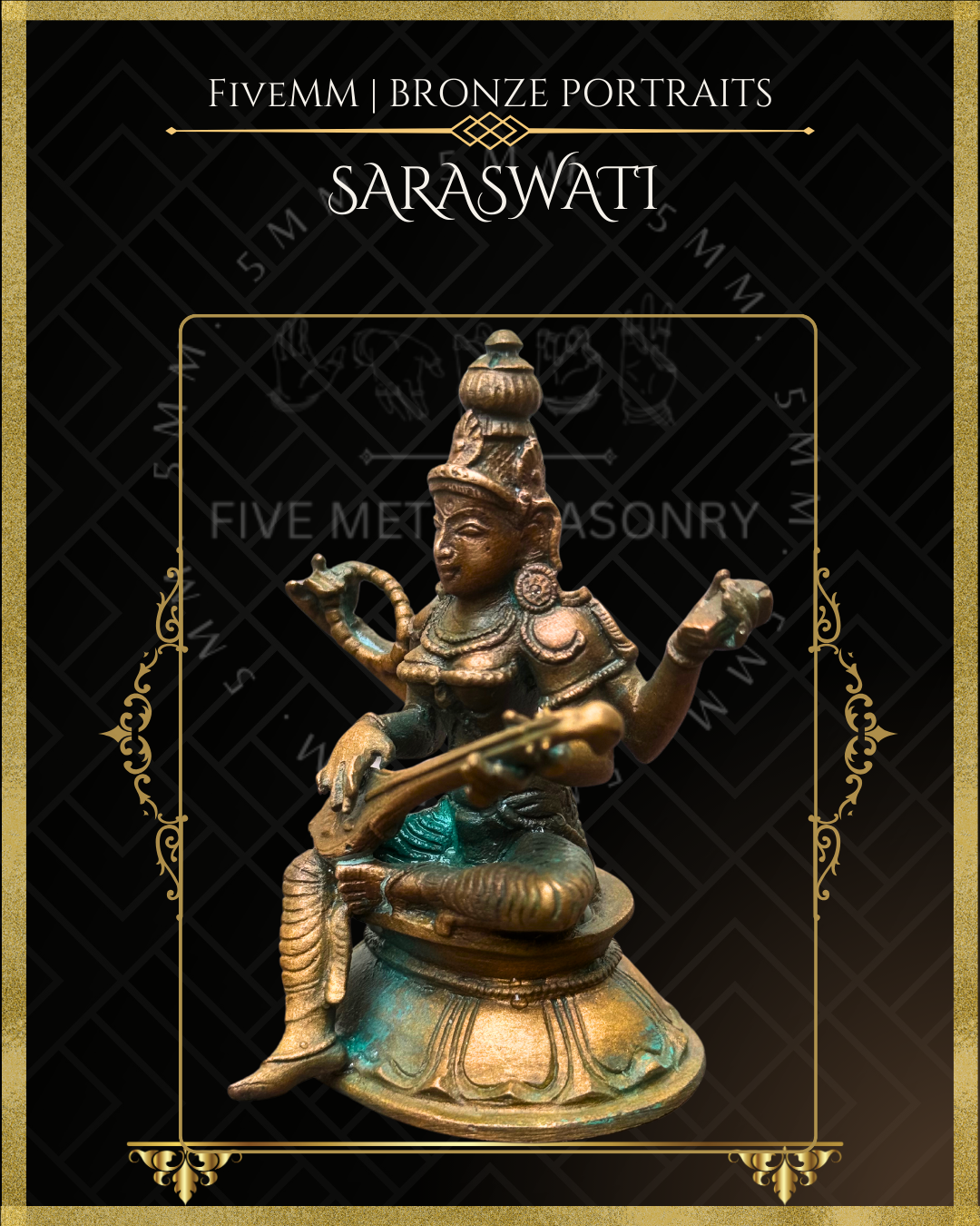 3.5" Saraswati