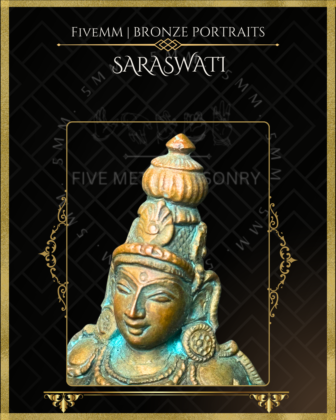 3.5" Saraswati