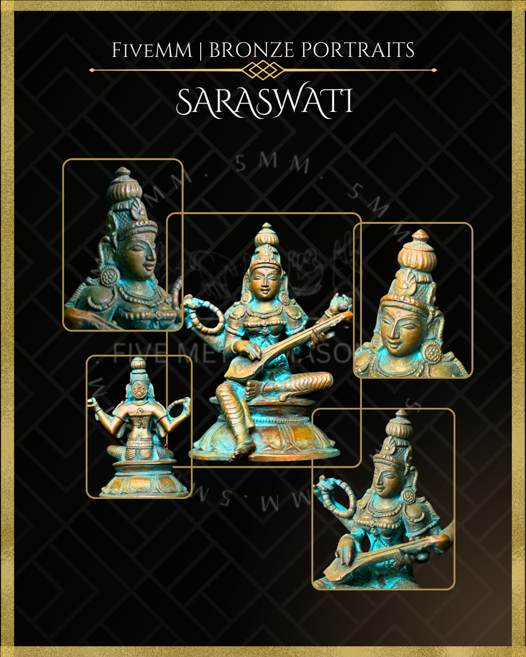 3.5" Saraswati