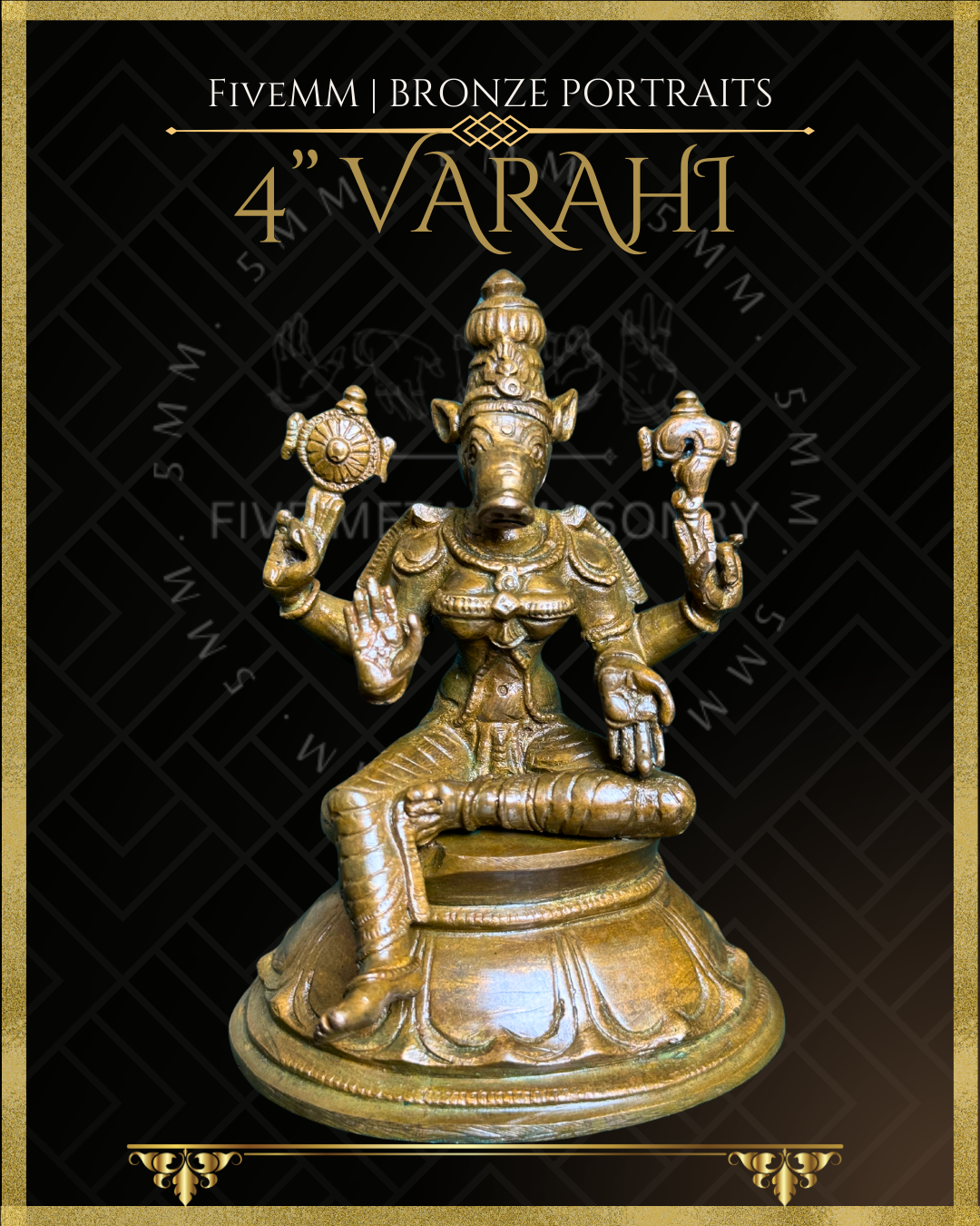 4" Varahi Sitting