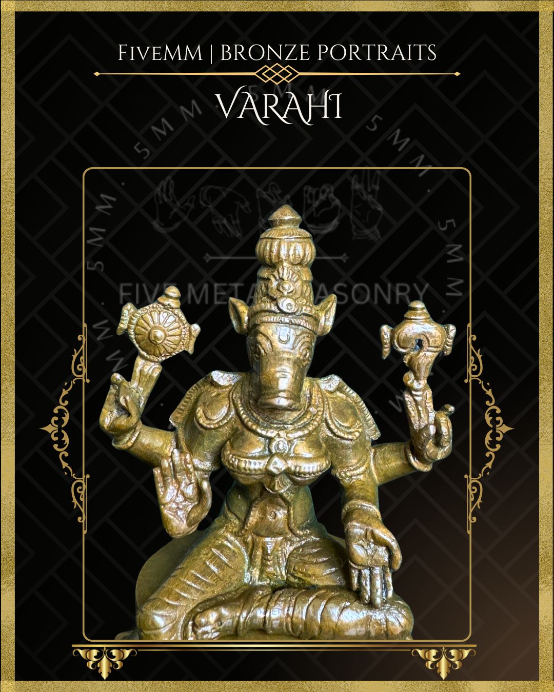 4" Varahi Sitting