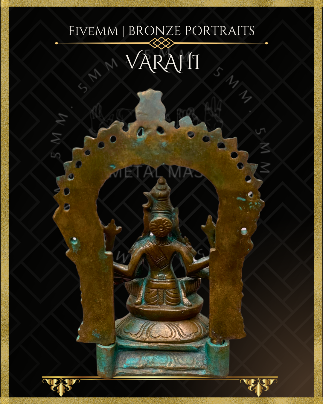 5.5" Varahi Sitting (With Arch)