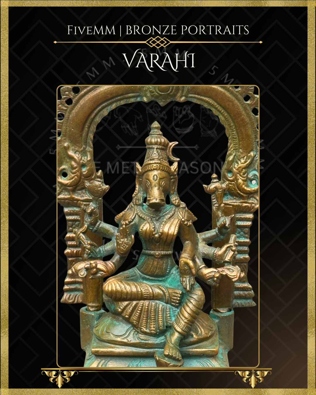 5.5" Varahi Sitting (With Arch)