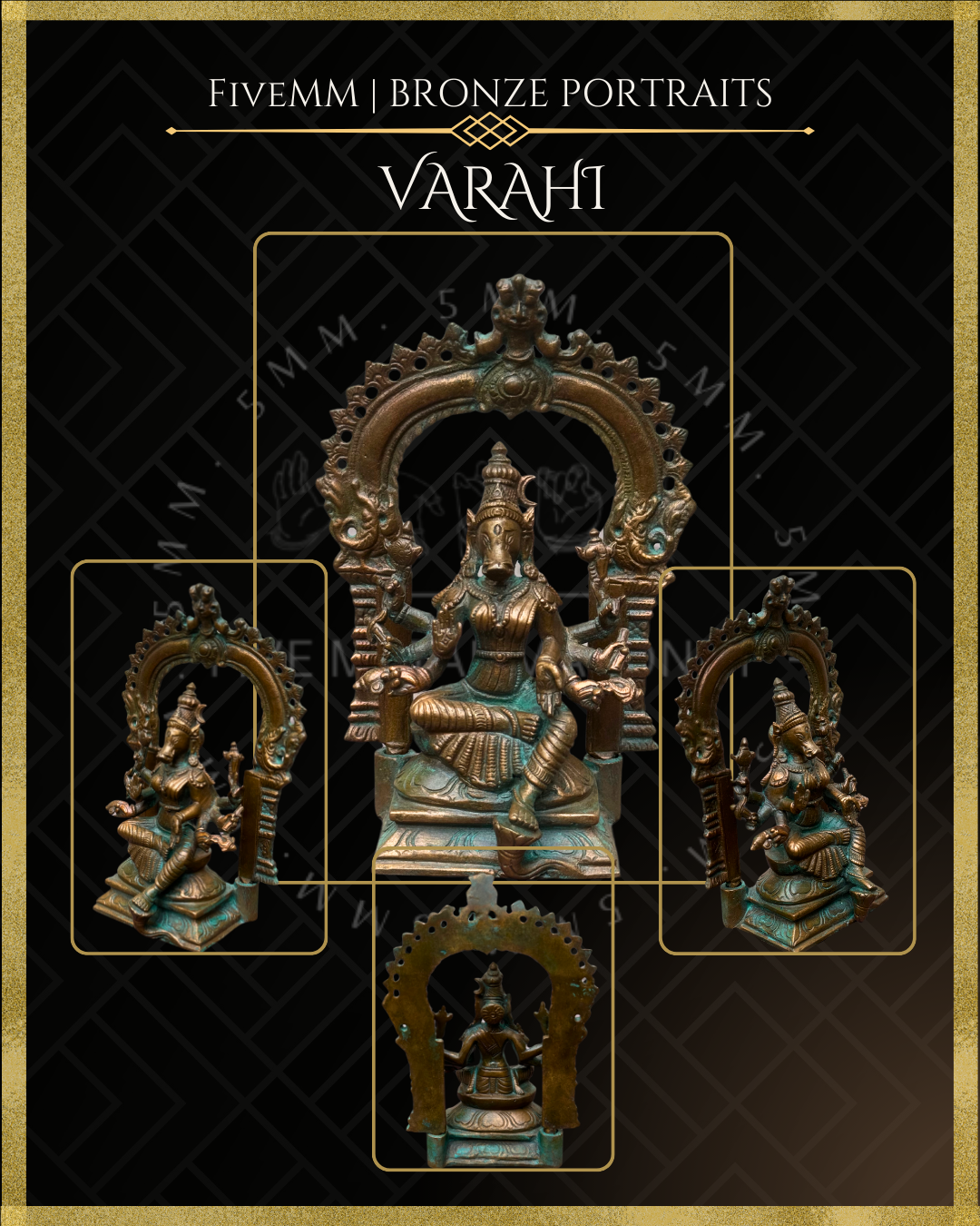 5.5" Varahi Sitting (With Arch)