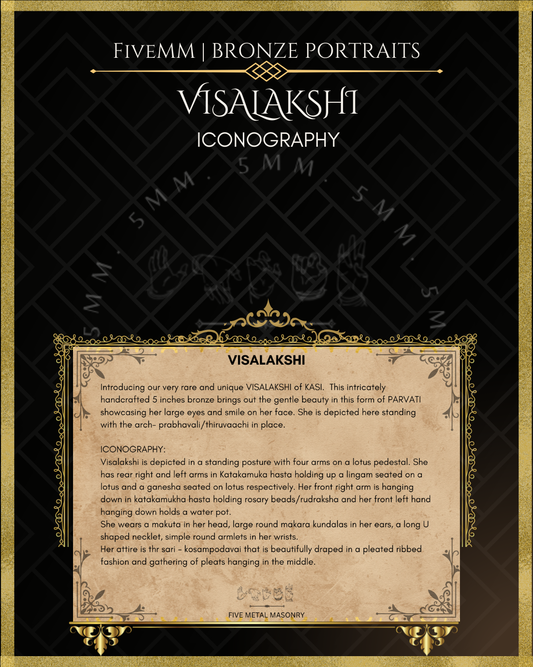 5.5" Visalakshi