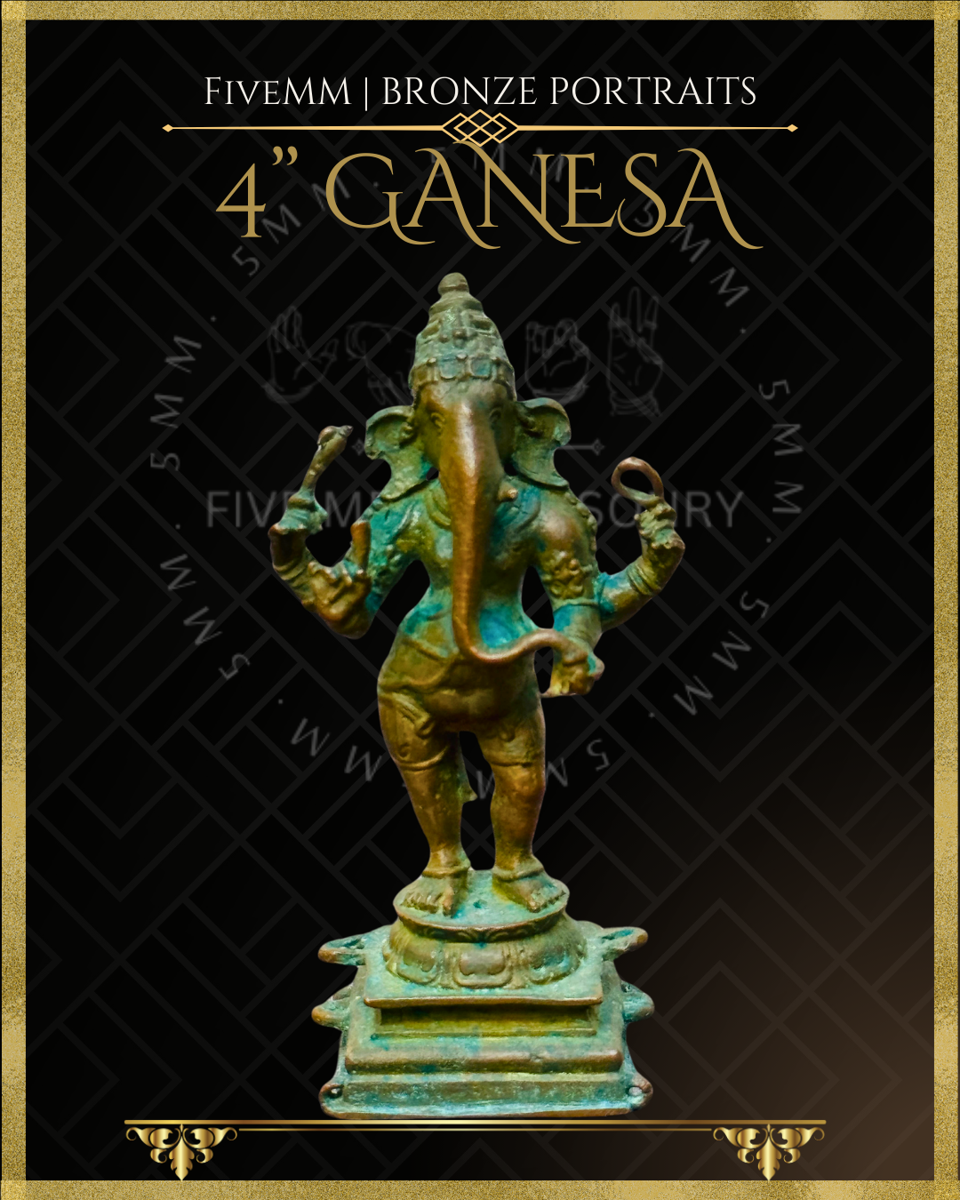 4" Thiruvanaikaval Ganesa