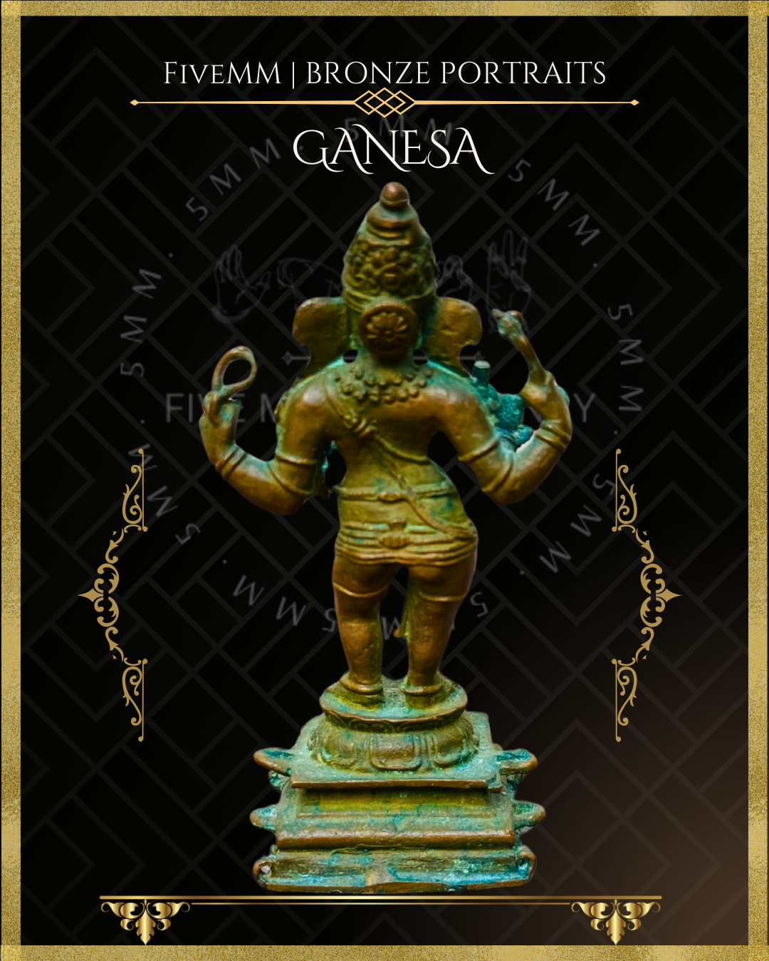 4" Thiruvanaikaval Ganesa