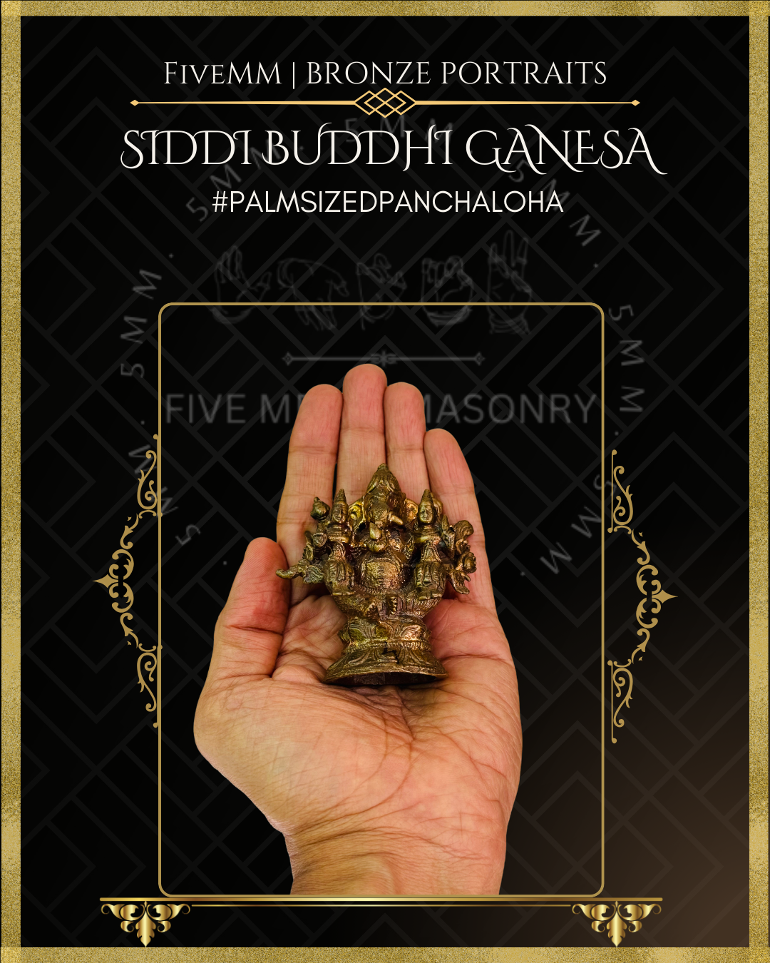 3" Siddhi Buddhi Ganesa