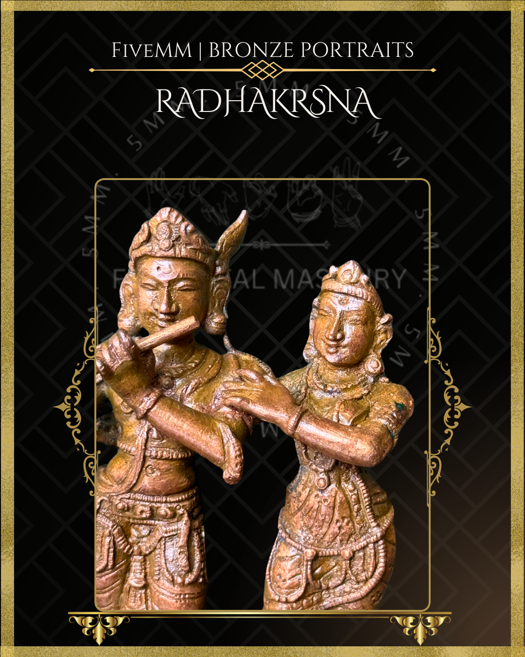 5" Radha Krishna