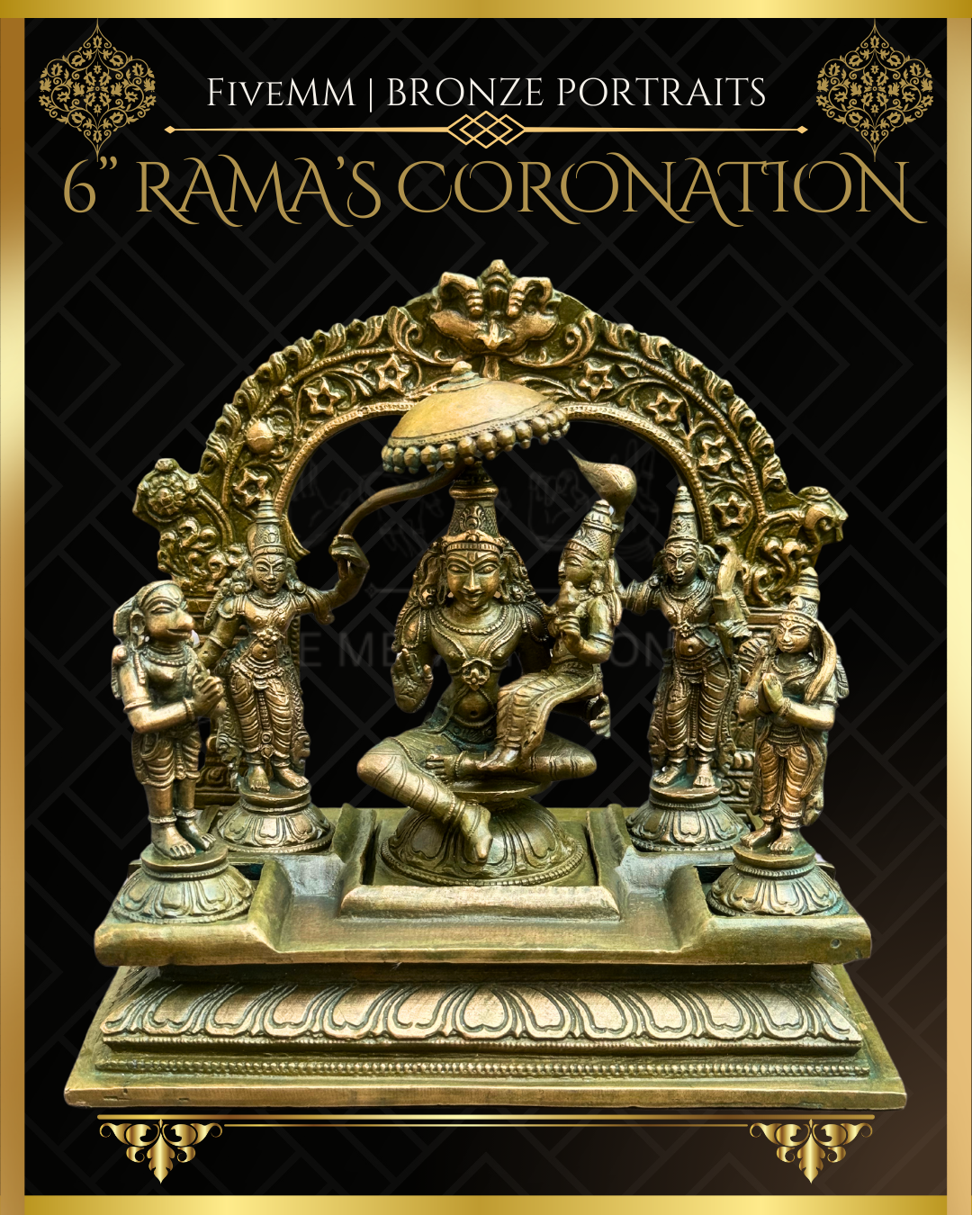 6" Rama Pattabishekam (Coronation)