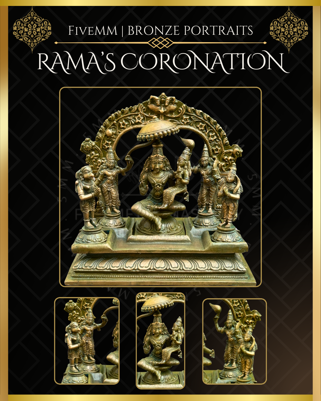 6" Rama Pattabishekam (Coronation)