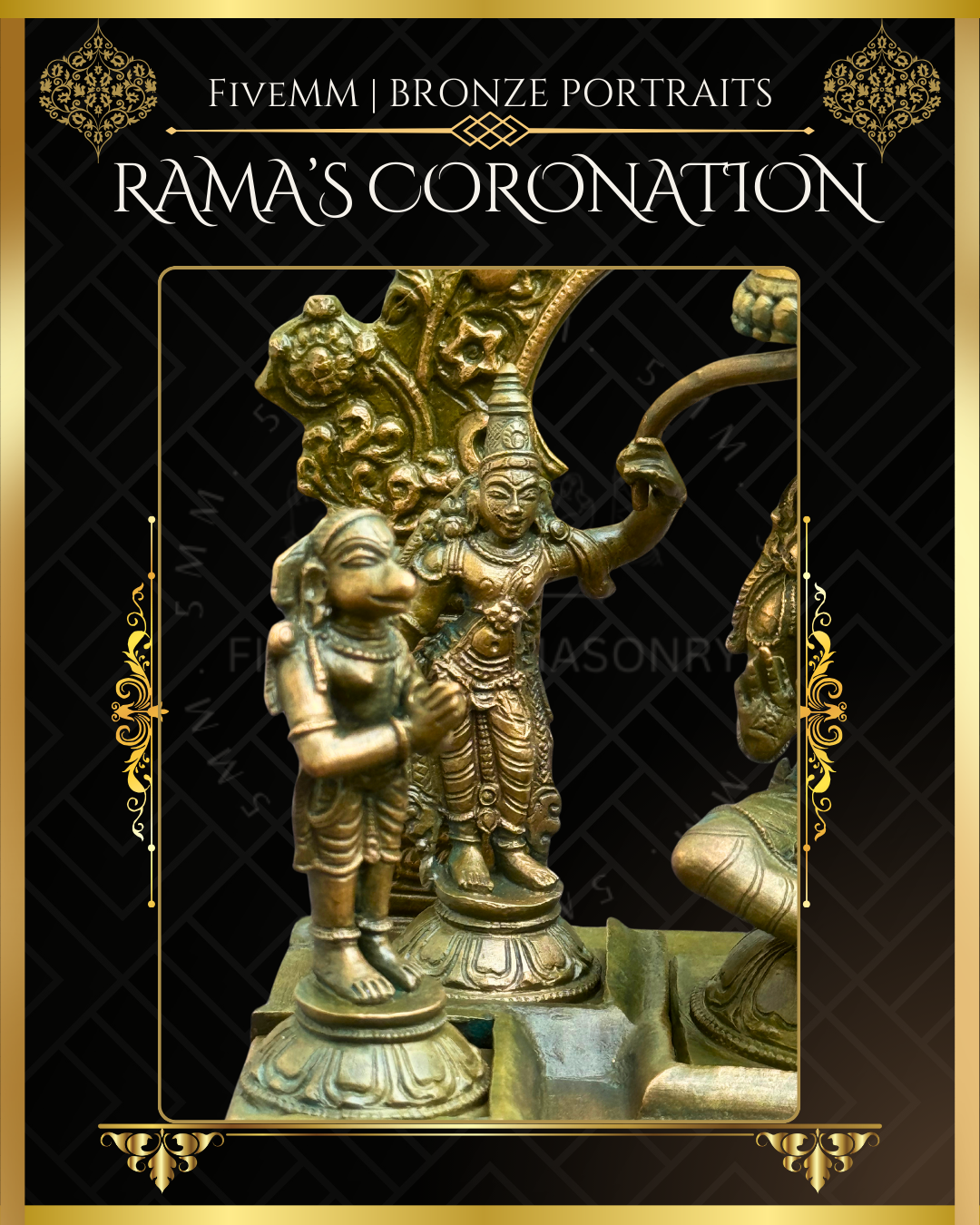 6" Rama Pattabishekam (Coronation)