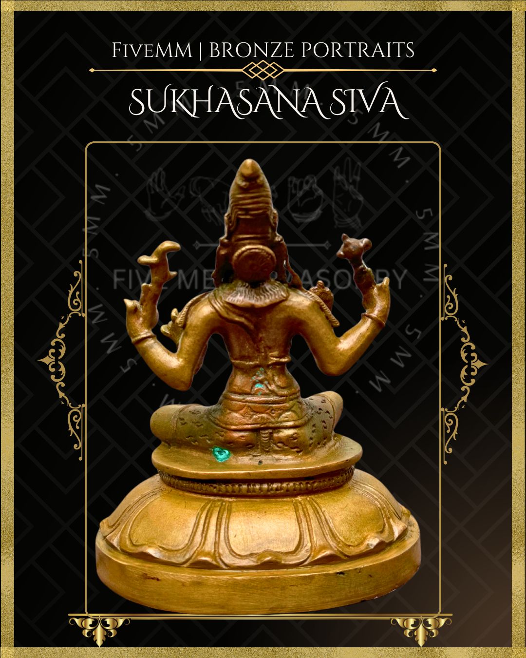 4" Sukhasana Siva