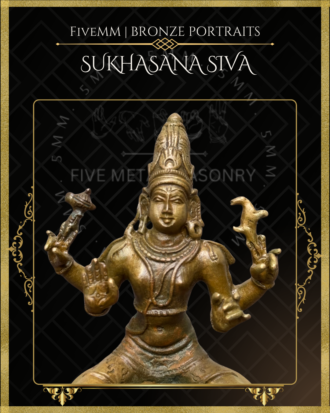 4" Sukhasana Siva