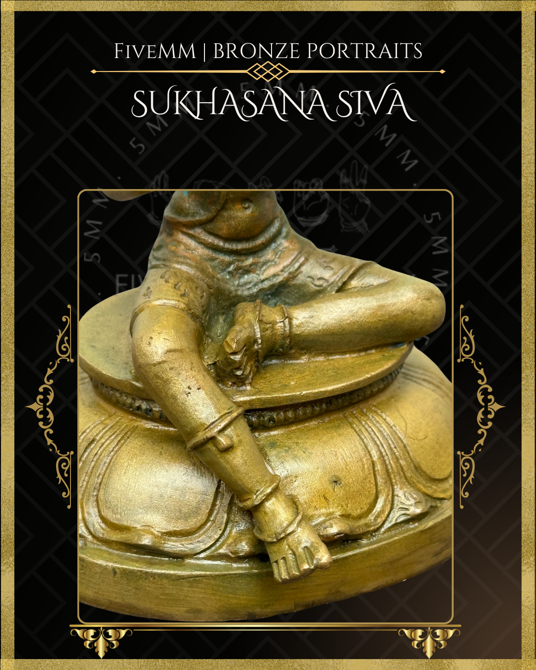 4" Sukhasana Siva