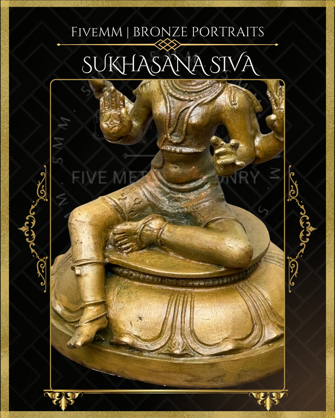 4" Sukhasana Siva