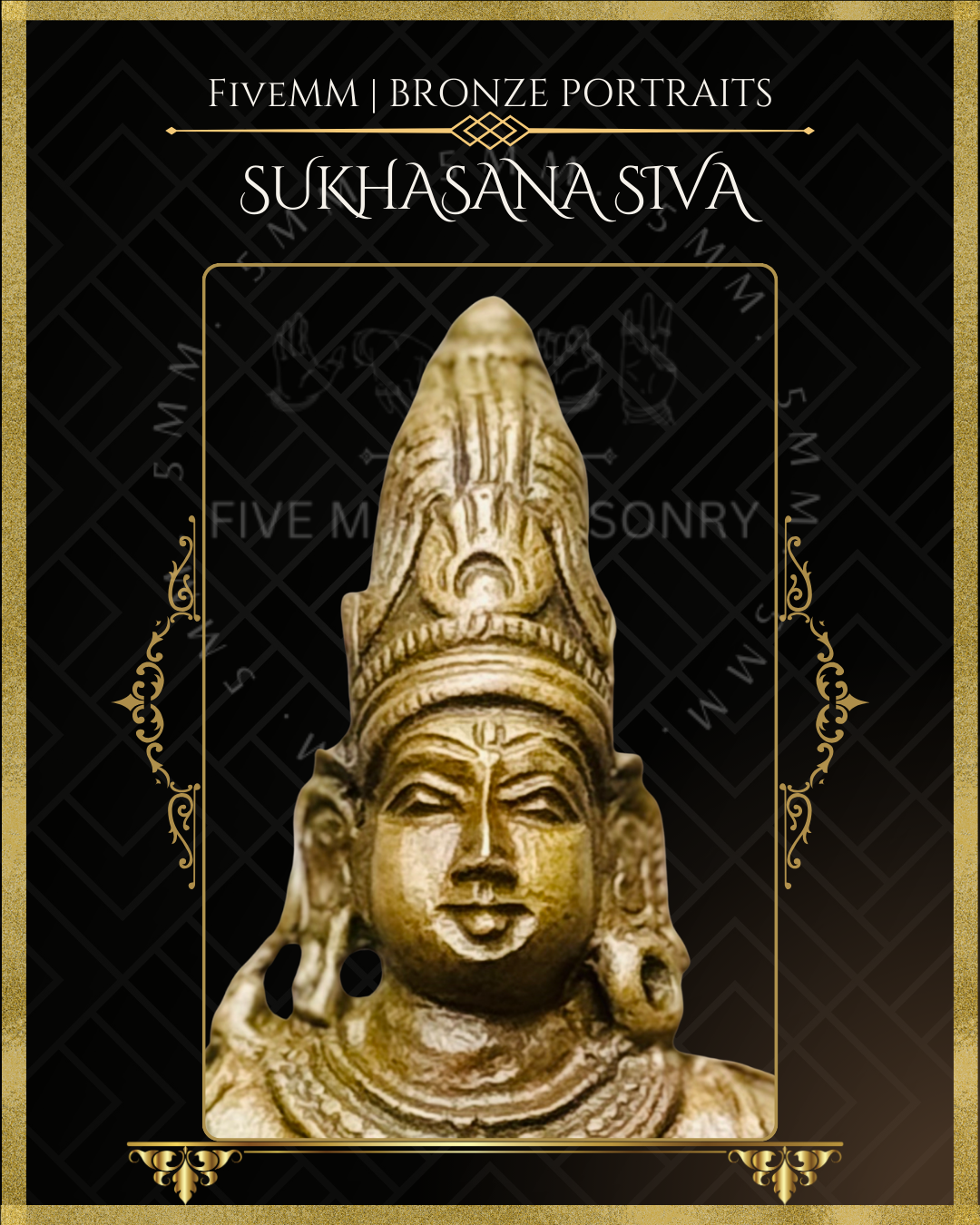 4" Sukhasana Siva