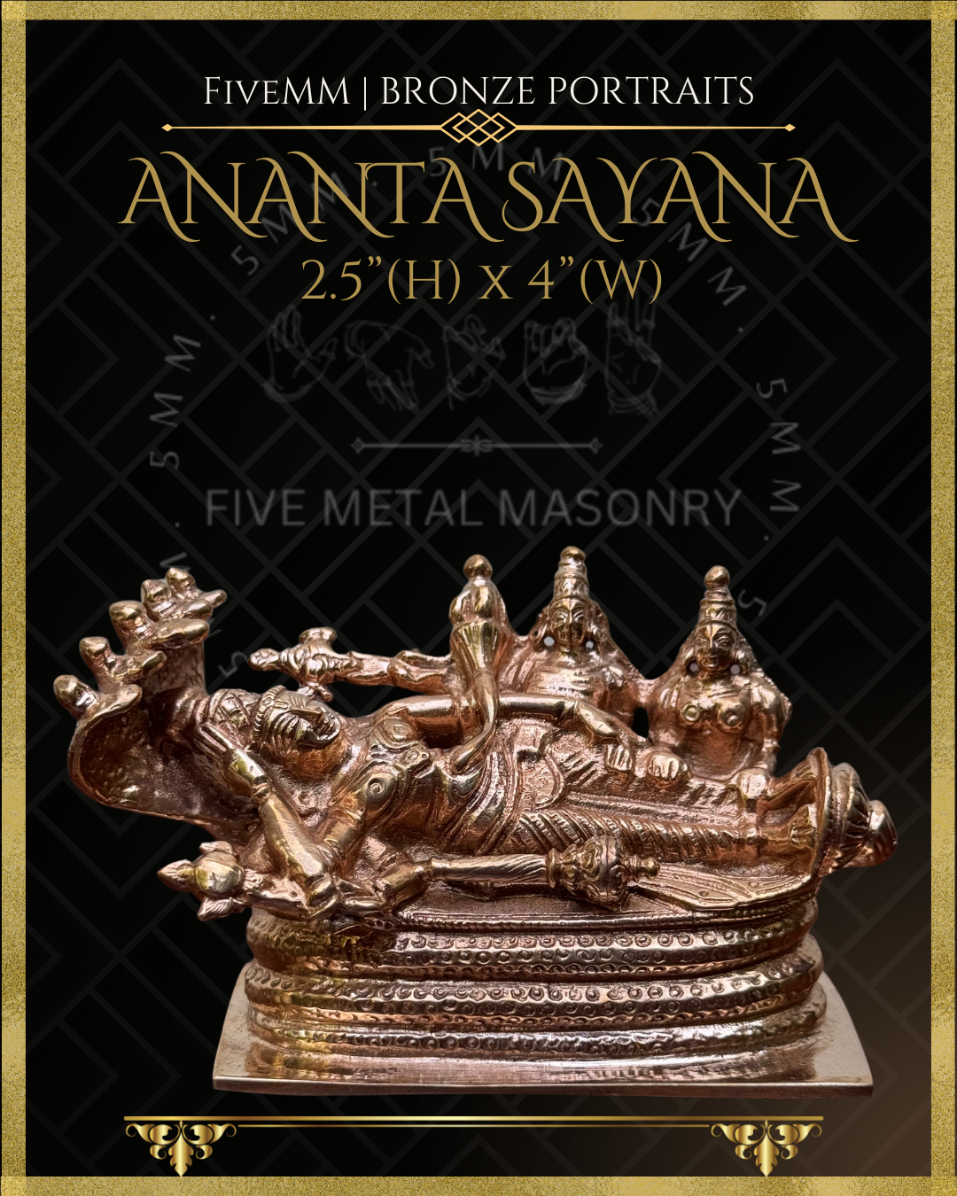 2.5" Anantasayana Polished