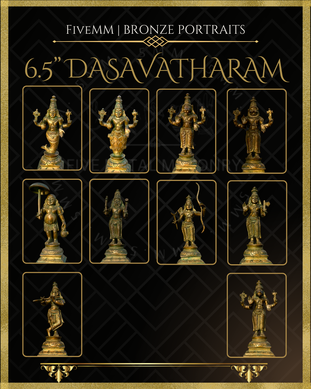 6.5" Dasavatharam Set