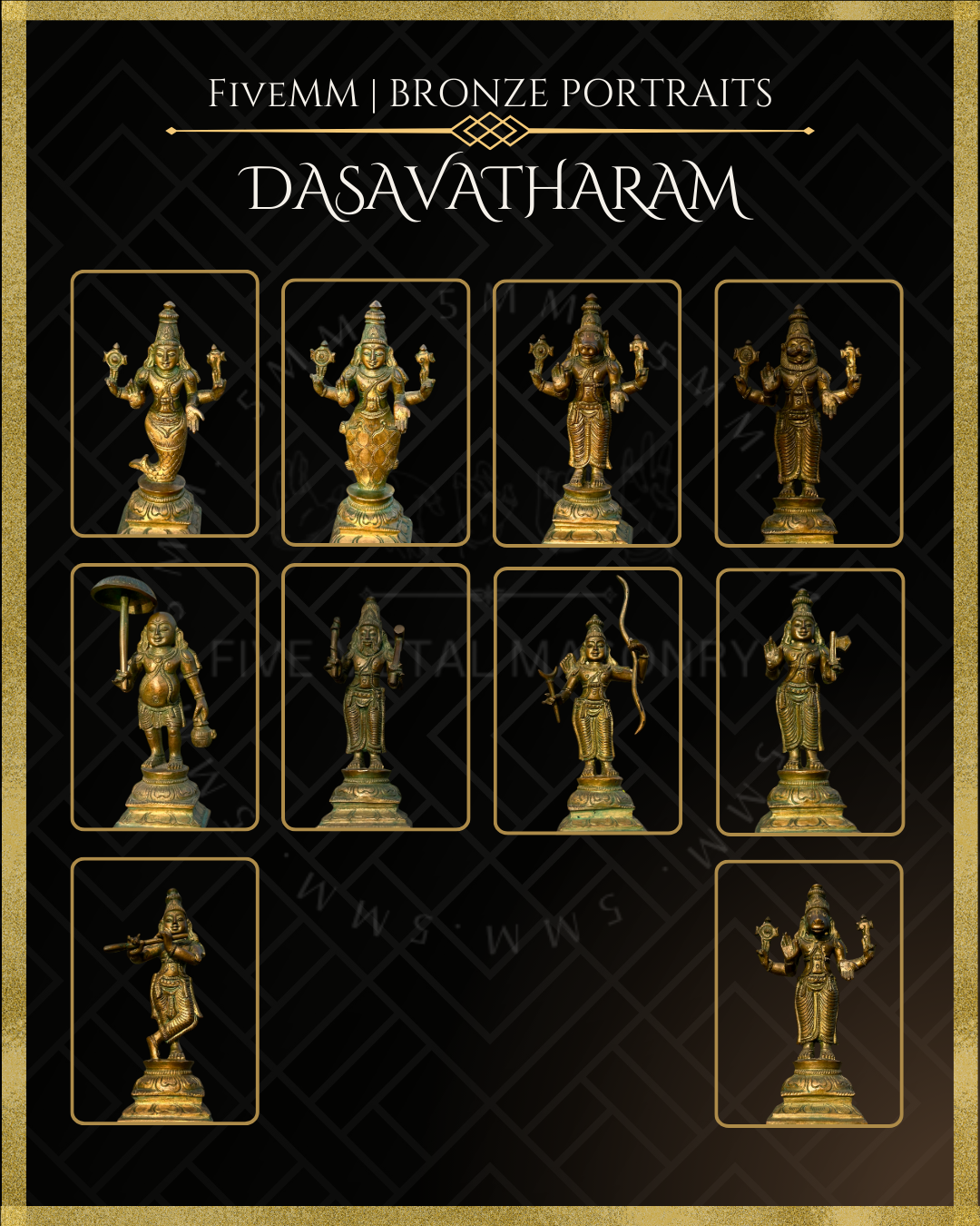 6.5" Dasavatharam Set