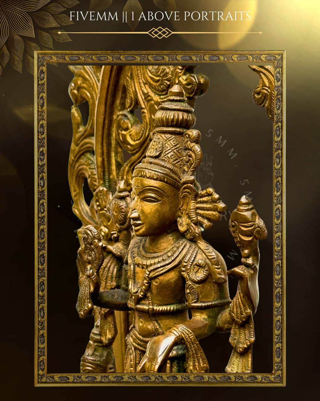 12" Vishnu With Garuda And Hanuman