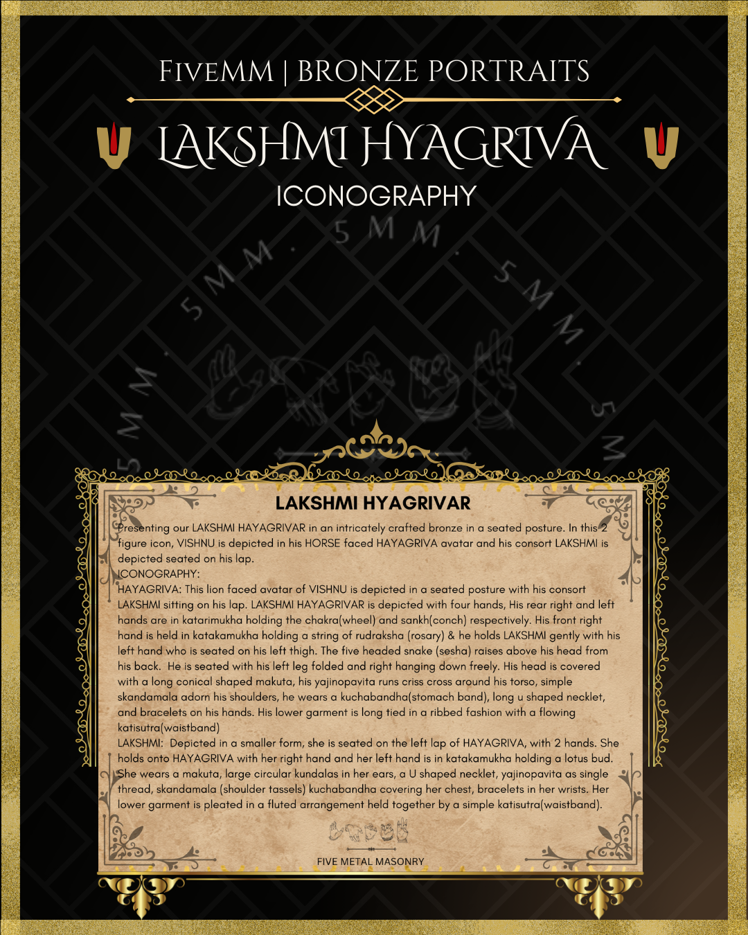 4" Lakshmi Hyagriva