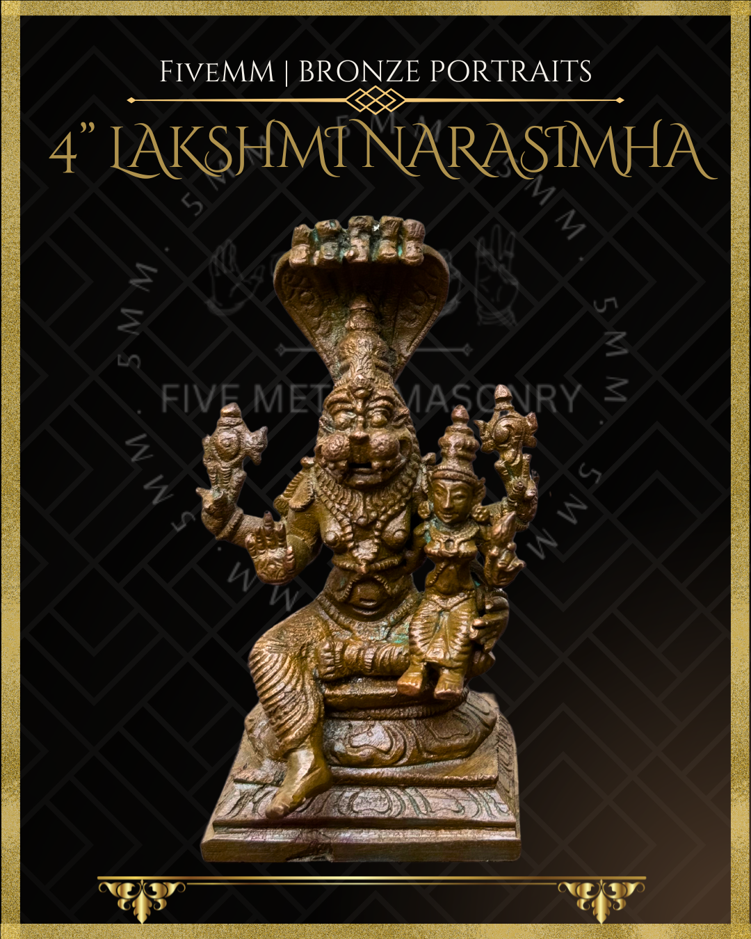 4" Lakshmi Narasimha