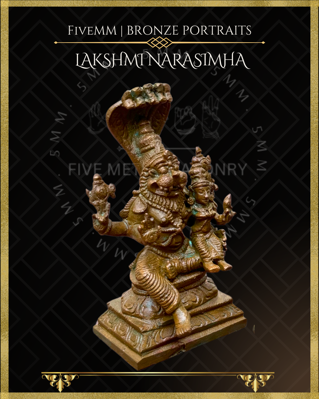 4" Lakshmi Narasimha