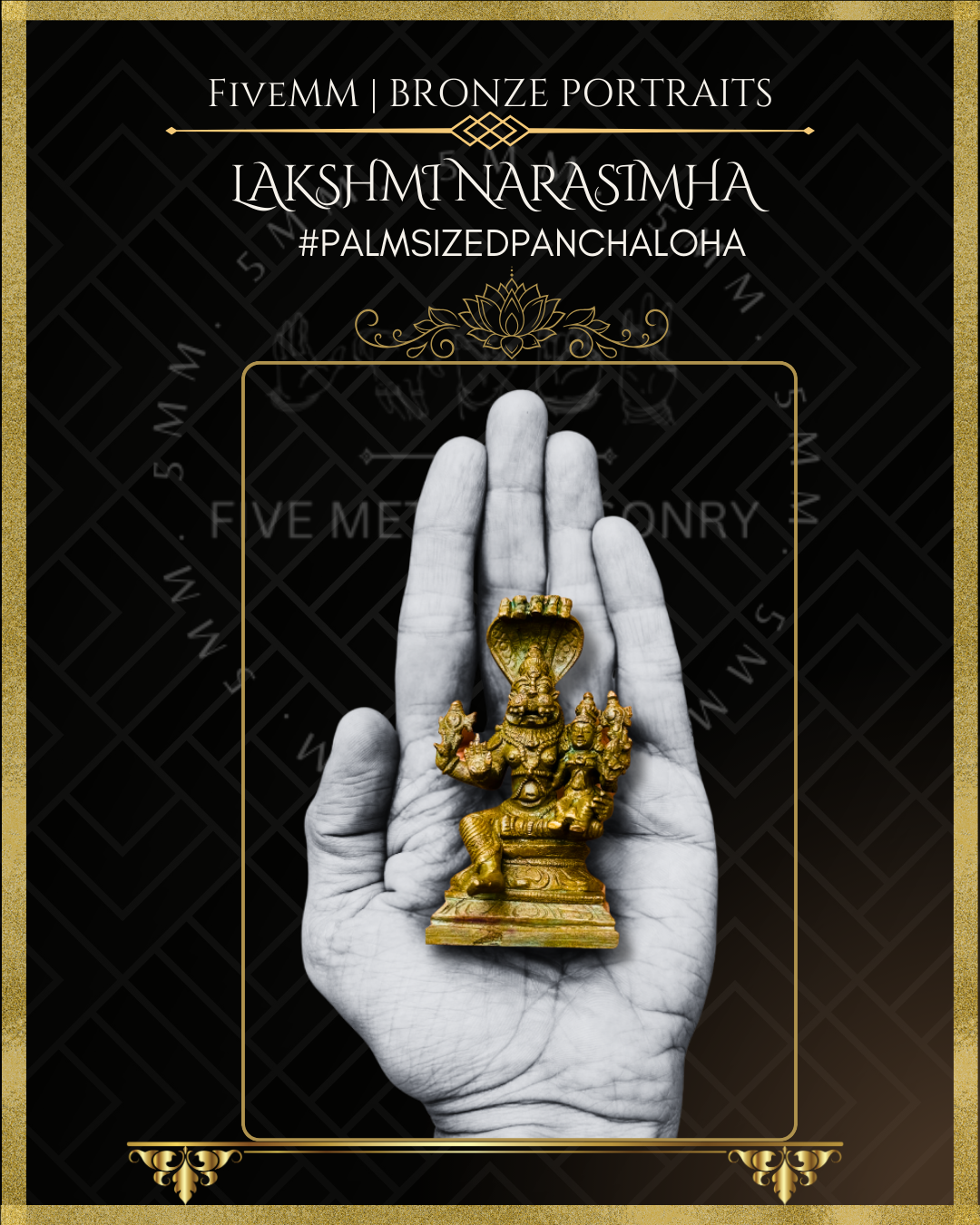 4" Lakshmi Narasimha