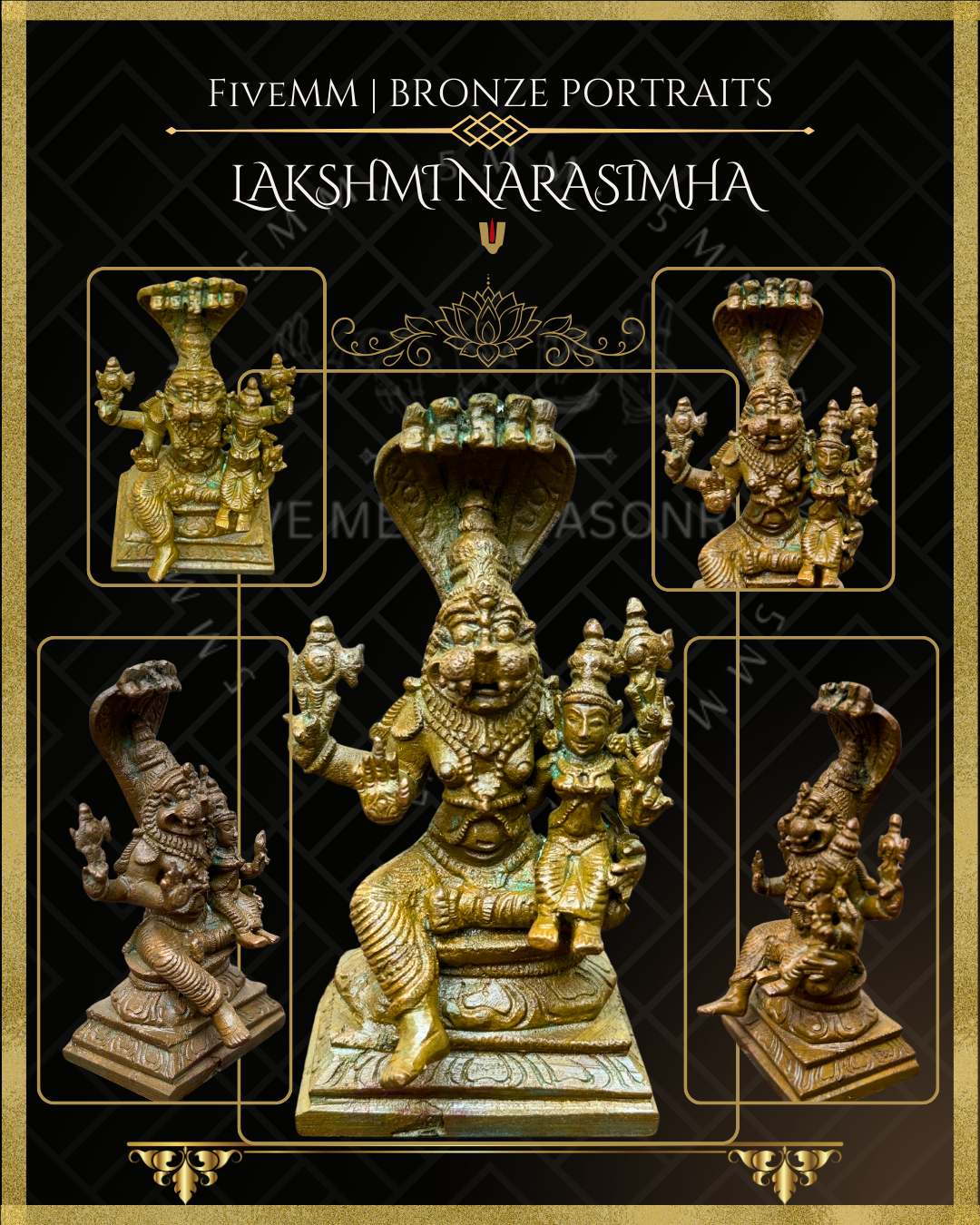 4" Lakshmi Narasimha