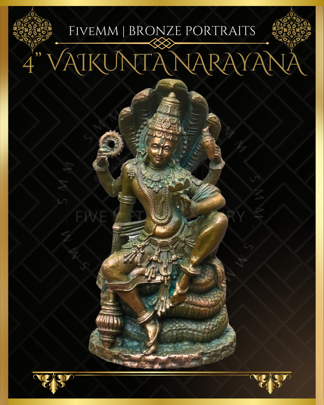 4" Vaikunta Narayana