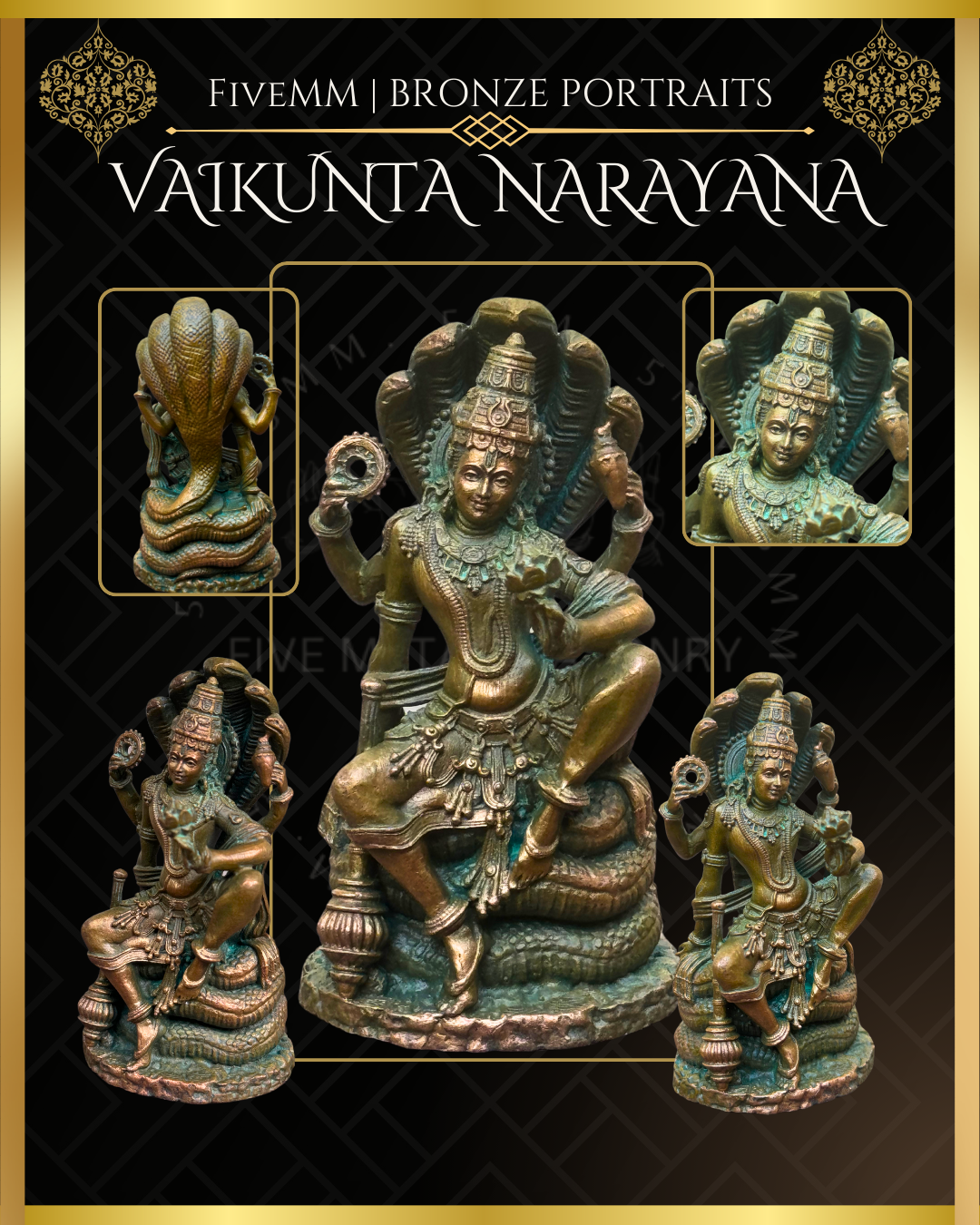 4" Vaikunta Narayana