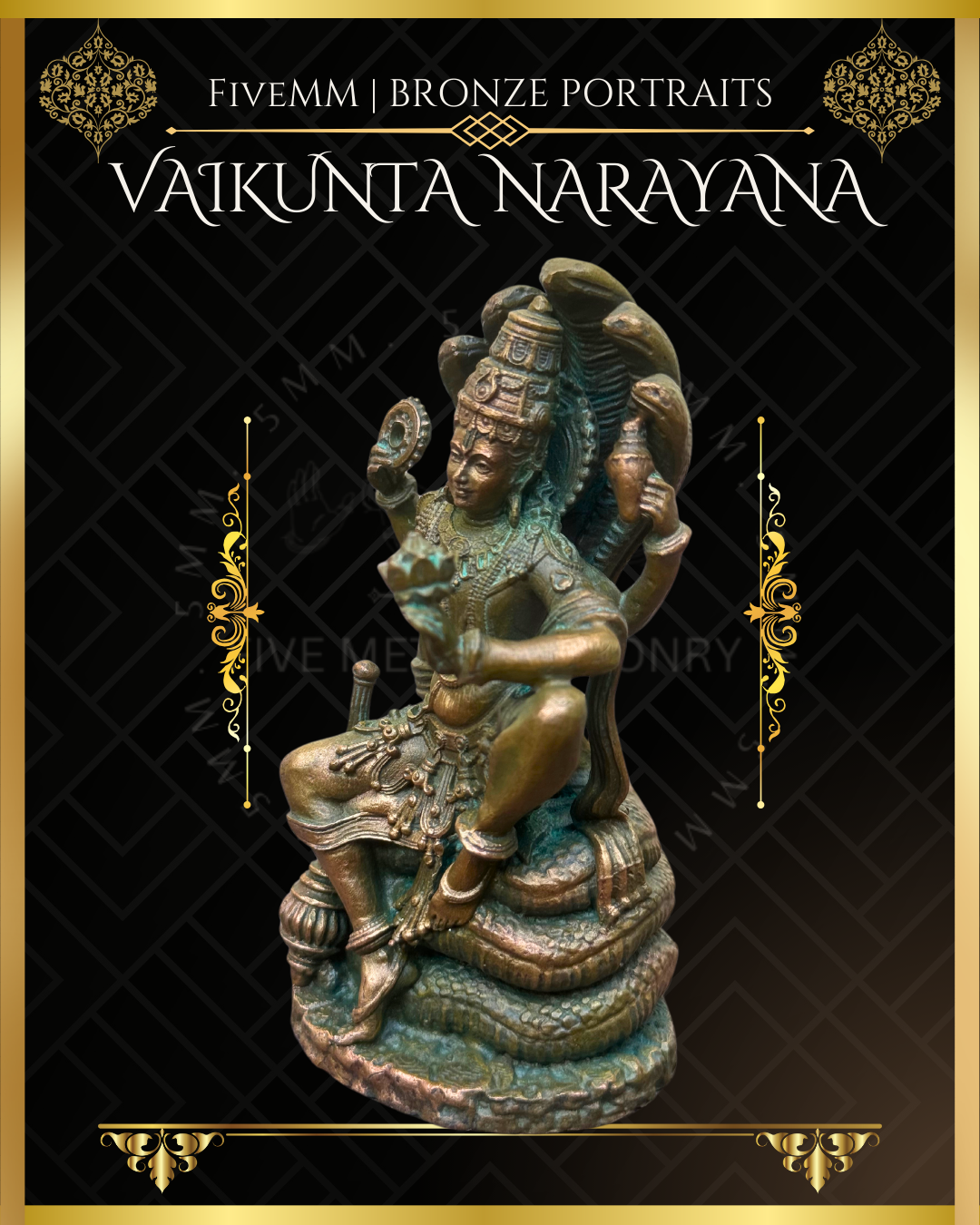 4" Vaikunta Narayana