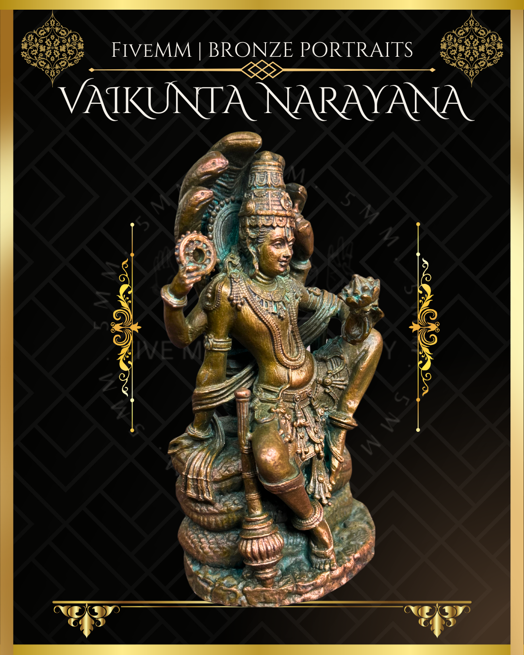 4" Vaikunta Narayana