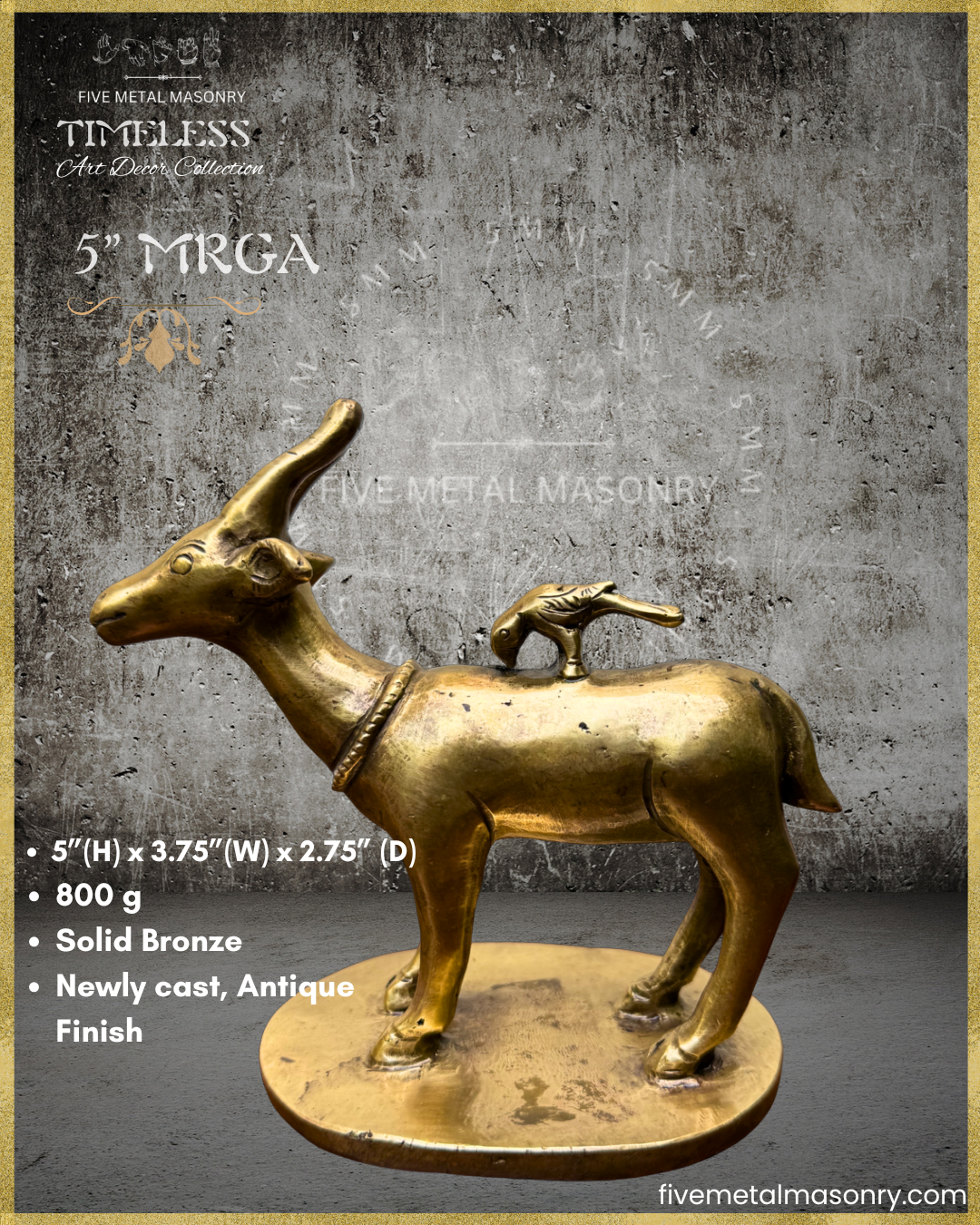 5” Mrga:Deer - Timeless Collection