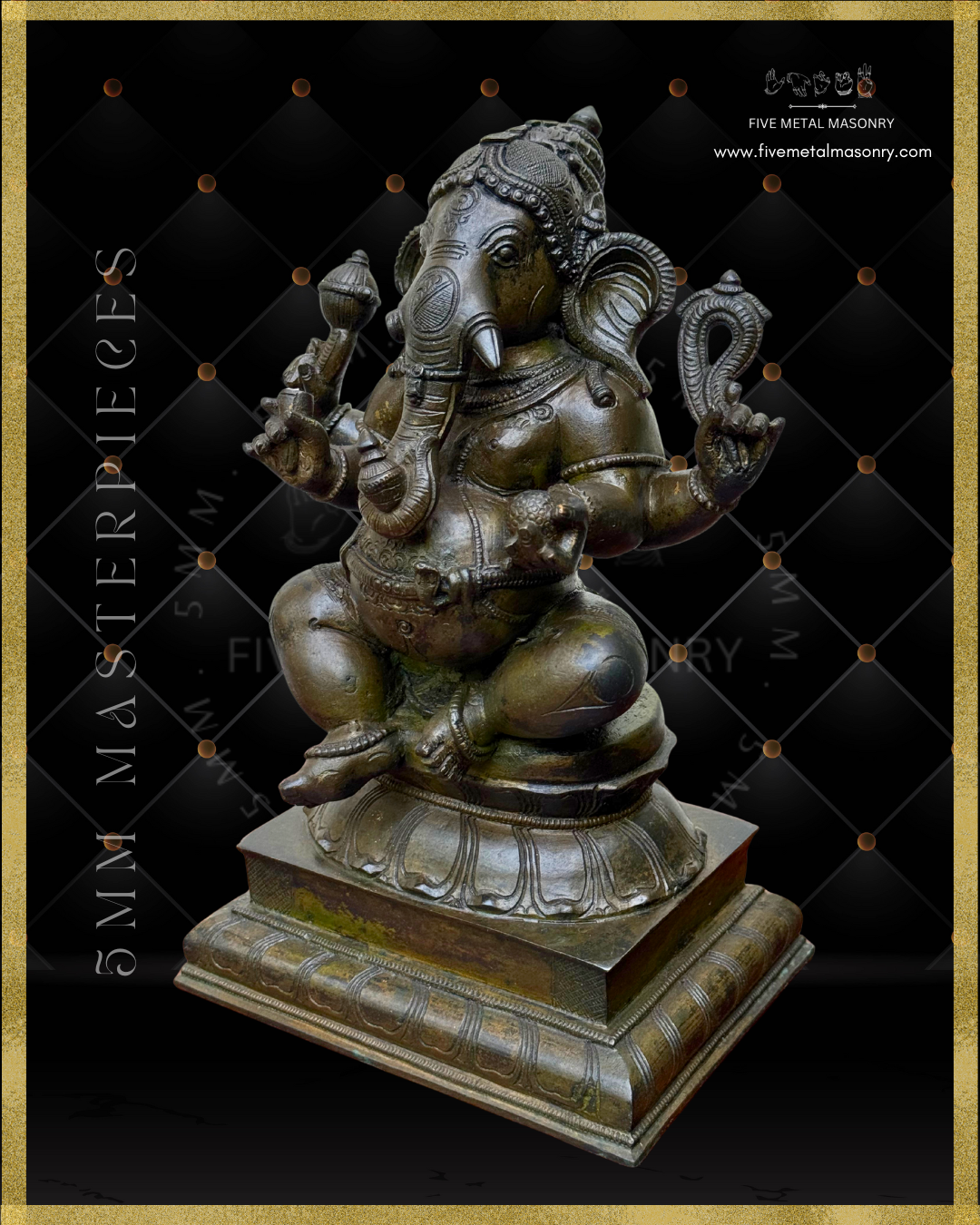 12" Ganesha - Masterpieces Collection