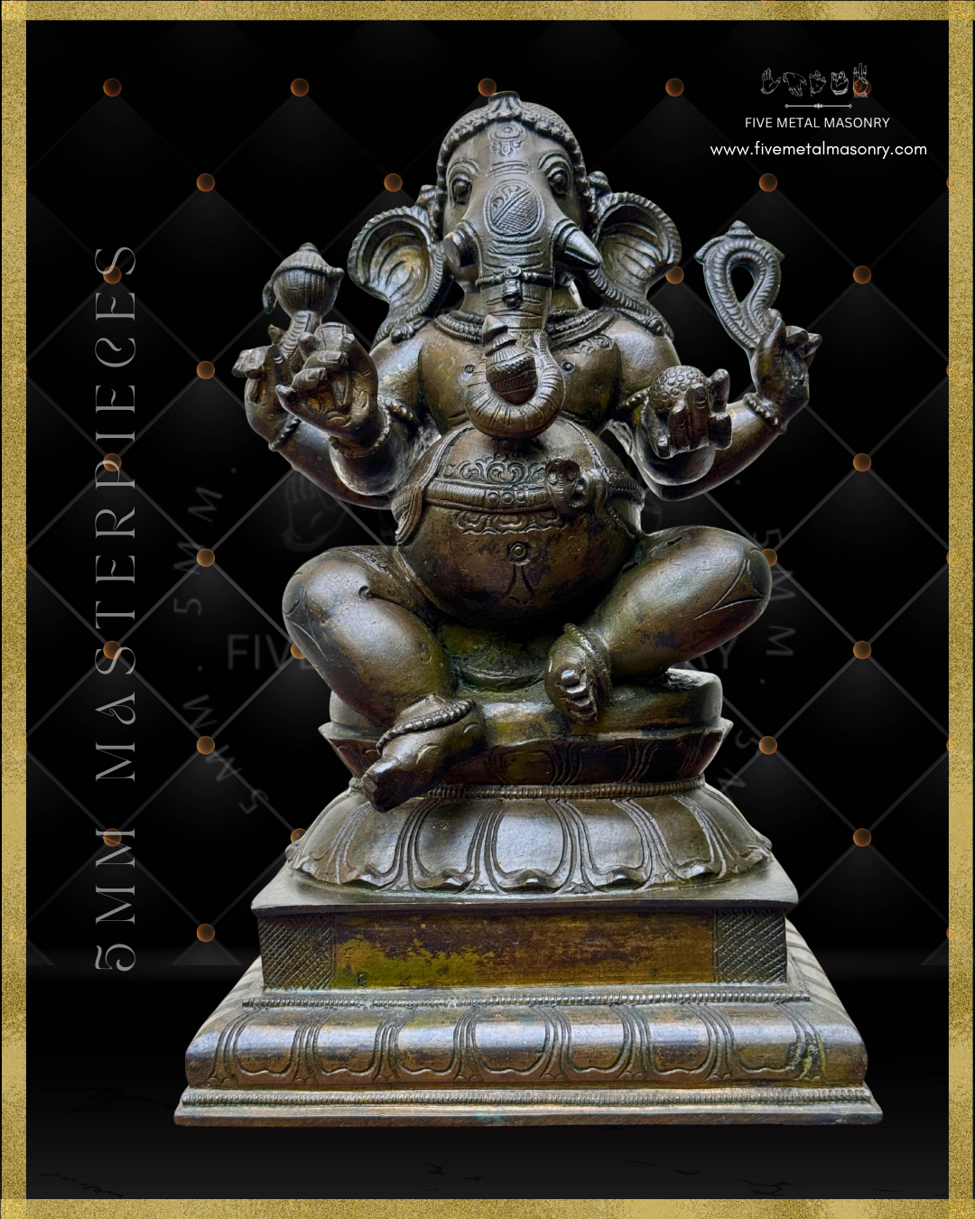 12" Ganesha - Masterpieces Collection