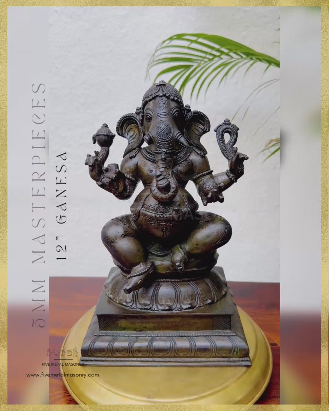12" Ganesha - Masterpieces Collection