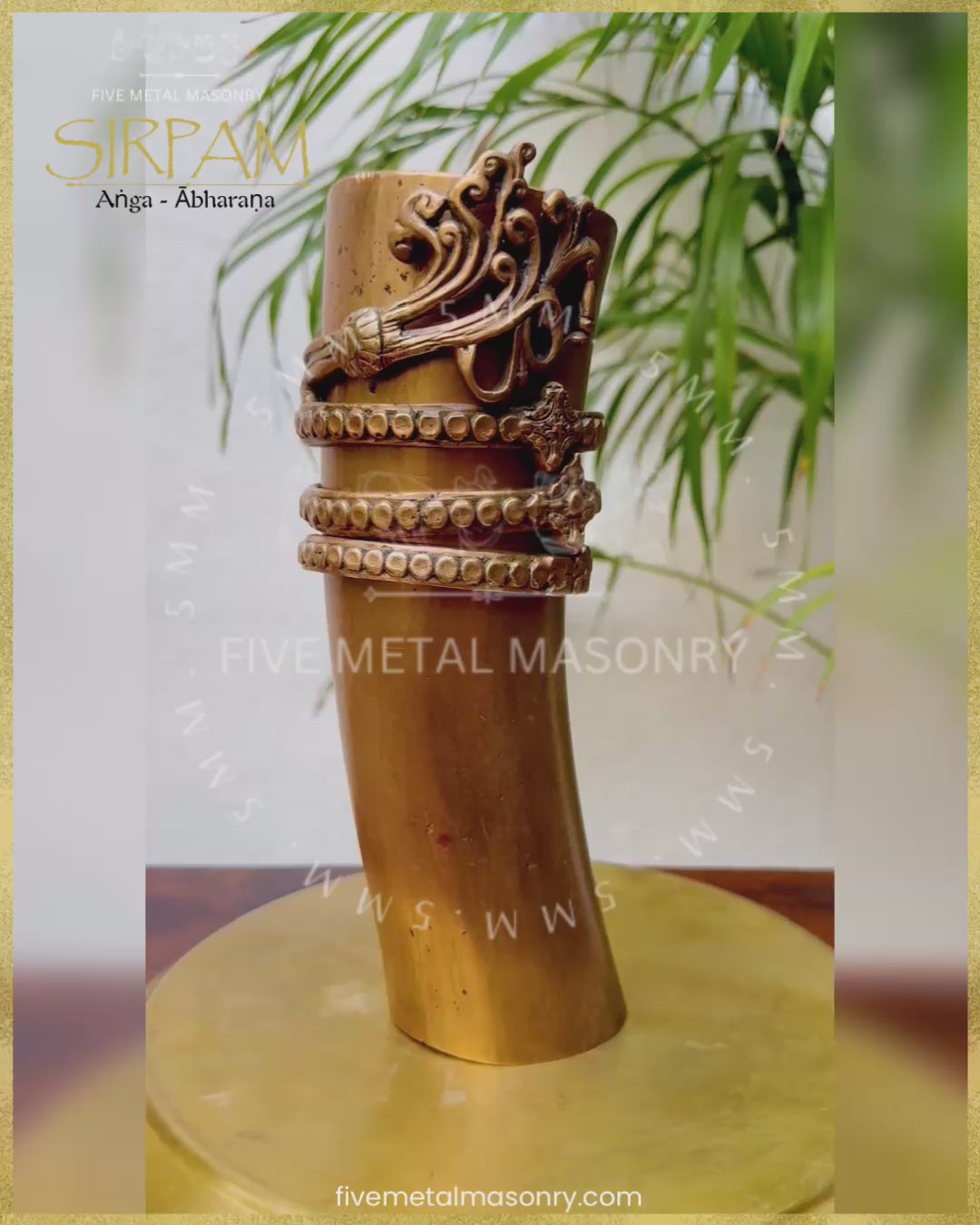 Bahu (Arm) Panchaloha Bronze Icon  - 9" - Sirpam Collection