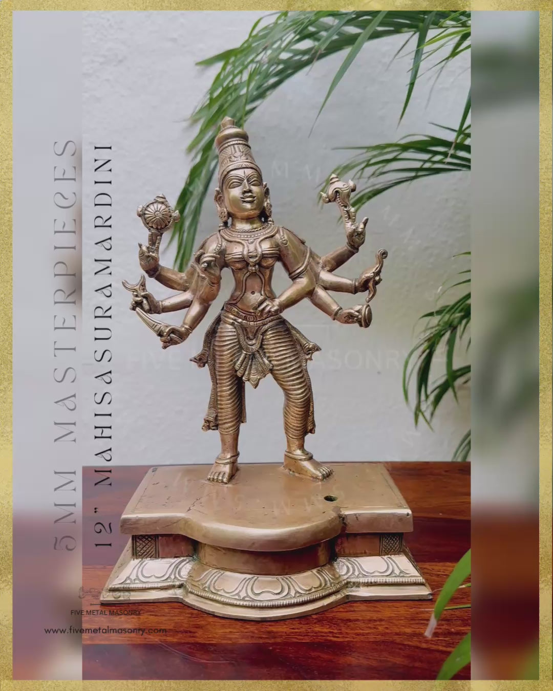 12" Mahisasuramardini - Masterpieces Collection