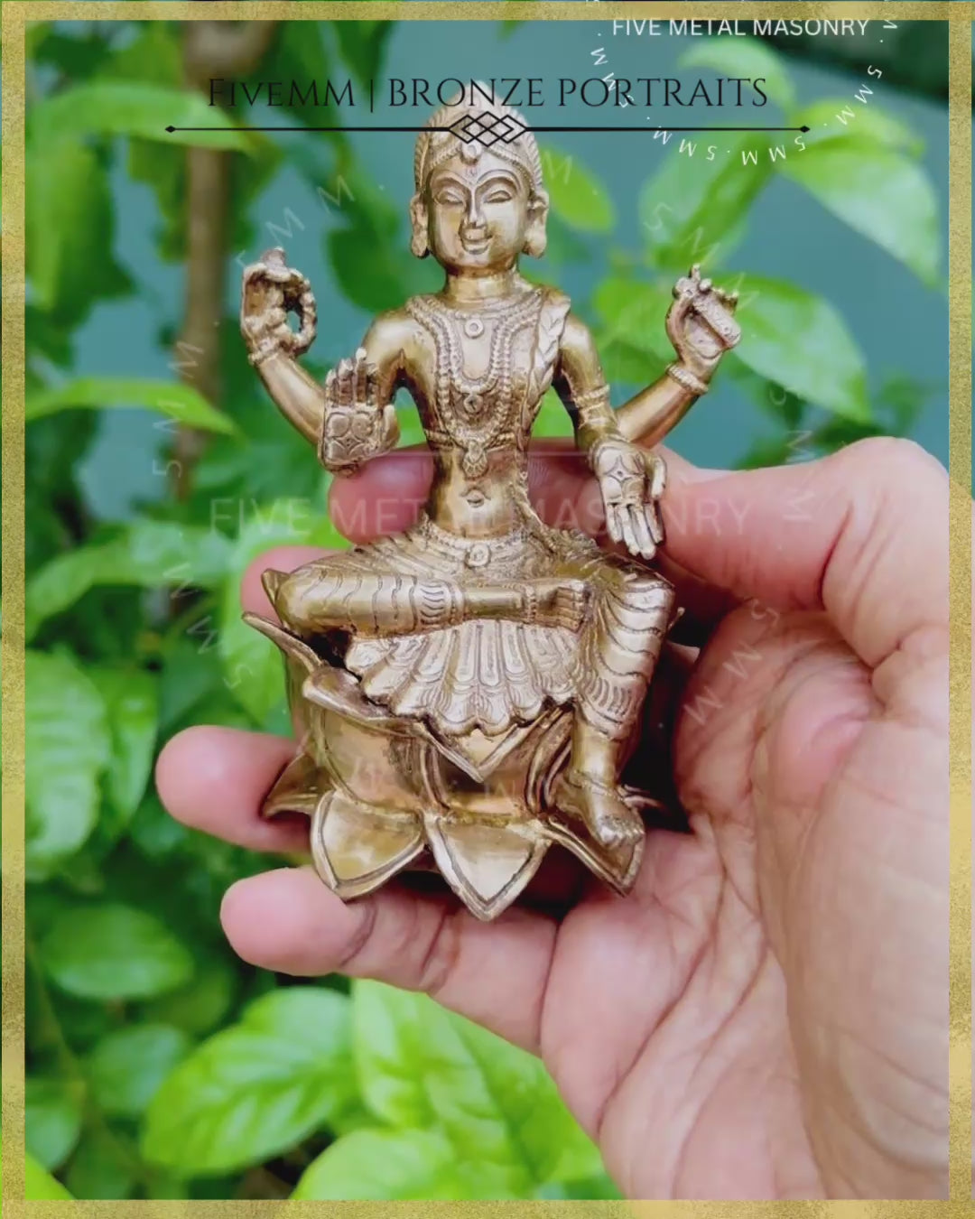Balambika / Bala Tripurasundari - 4.5” | Panchaloha Bronze Icon