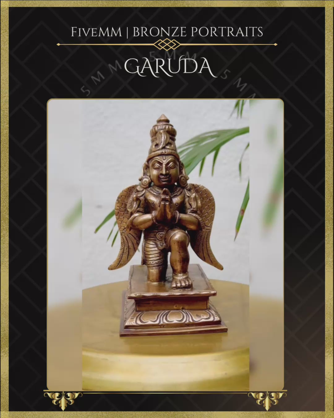 Garuda Panchaloha Bronze Icon - 6.5"