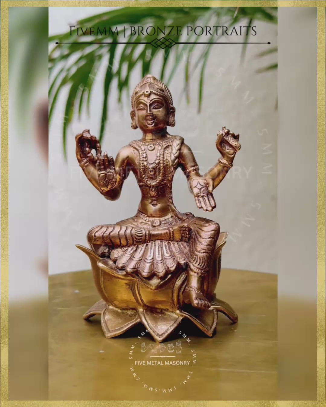 Balambika / Bala Tripurasundari - 4.5” | Panchaloha Bronze Icon